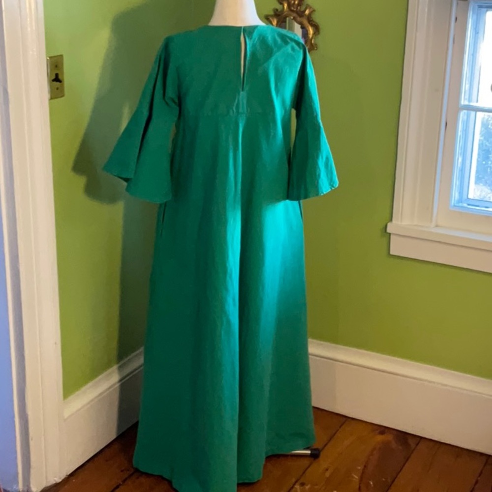 Vintage late 60s Victor Camarena Mexican maxi dress - Picture 3 of 5